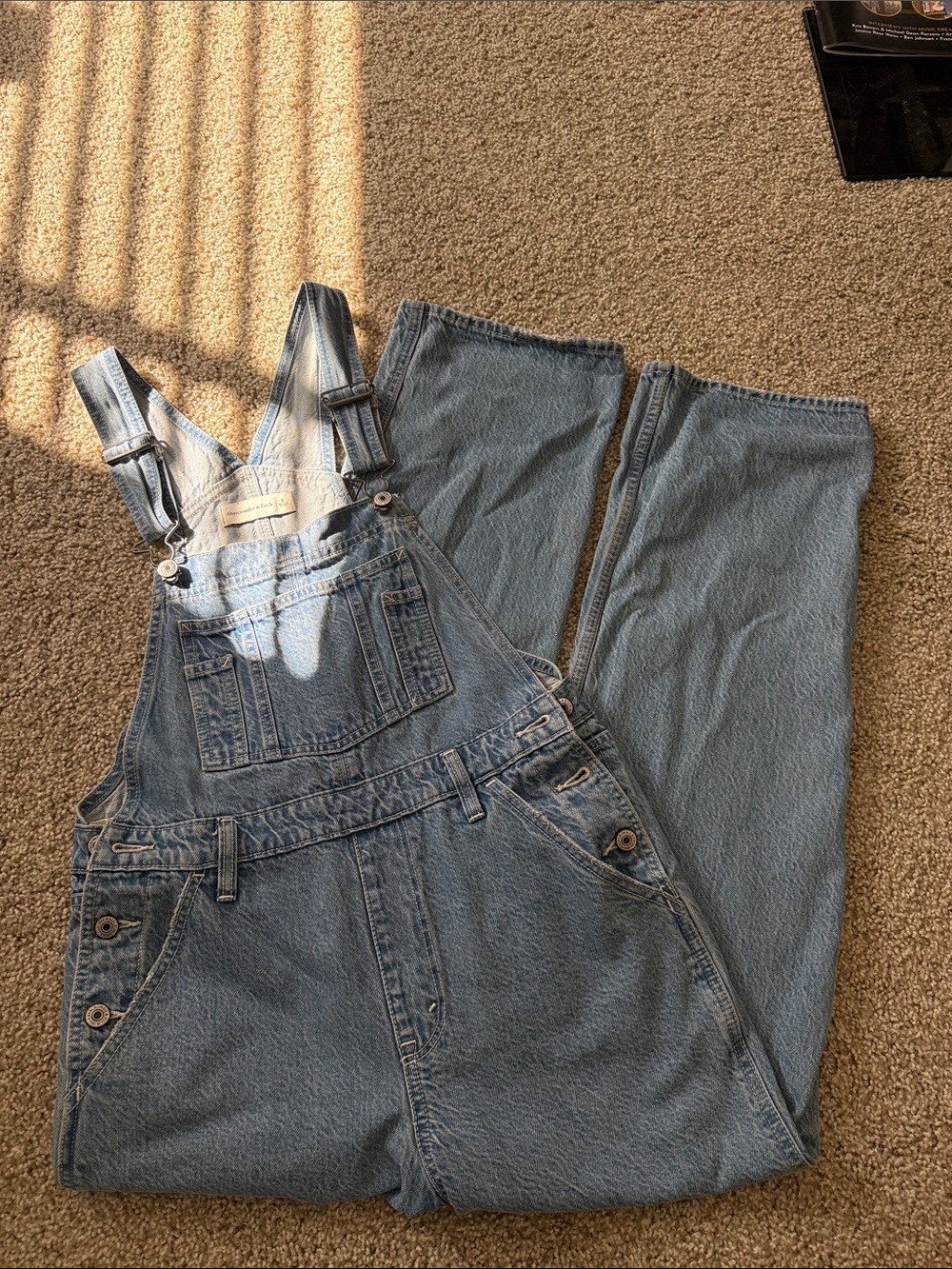 Nwot Abercrombie Womens Denim Overalls - Sz S